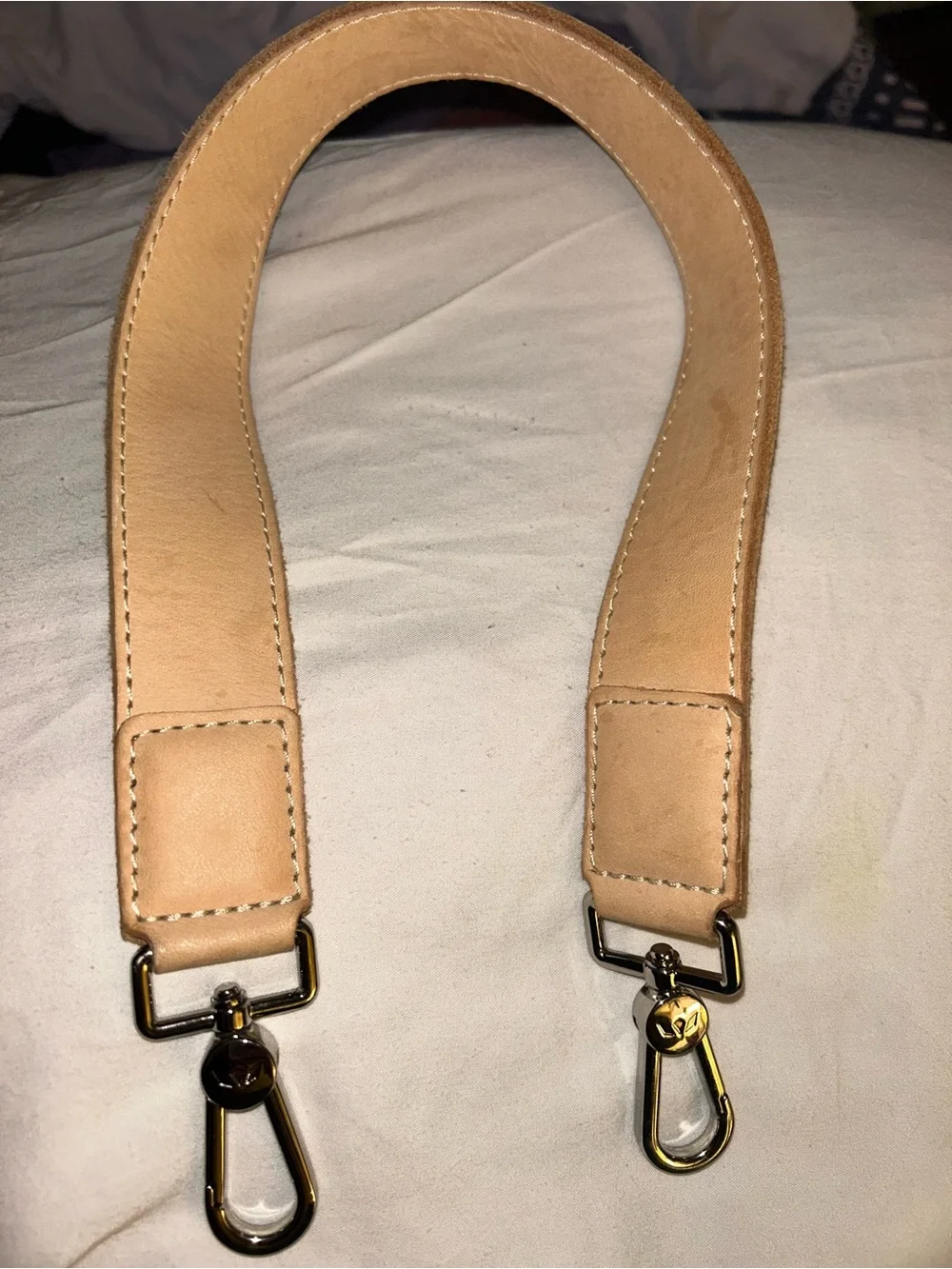 Consuela Leather Strap Replacement for Shoulder Bag - Beige